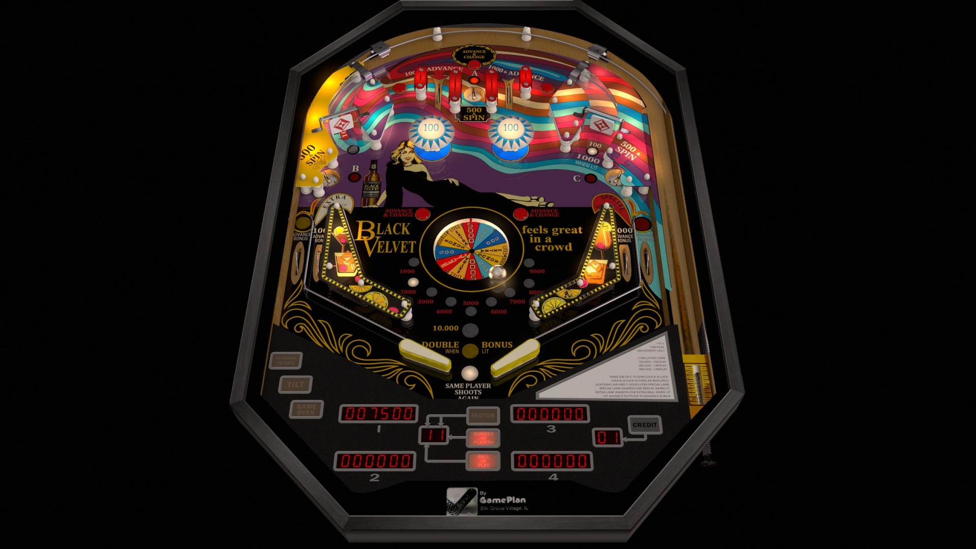 Illustration of Black Velvet