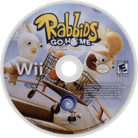 Rabbids Go Home - Disc (North America) - 1280x1280