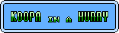 Koopa in a Hurry - Clear Logo (World) - 1560x440