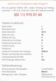 Vision 2 - Arcade - Controls Information (Germany) - 551x800