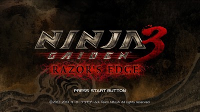 Ninja Gaiden 3: Razor's Edge - Screenshot - Game Title (Japan) - 1280x720