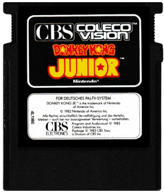 Donkey Kong Junior - Cart - Front (Germany) - 984x1156