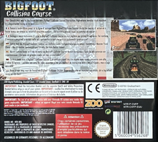 Bigfoot: Collision Course - Box - Back (Europe) - 1050x945