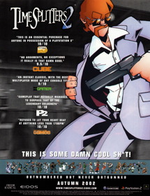 TimeSplitters 2 - Advertisement Flyer - Front (United Kingdom) - 2459x3200