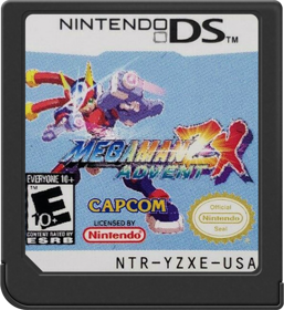 Mega Man ZX: Advent - Cart - Front (North America) - 517x564