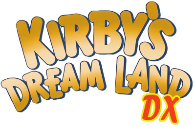 Kirby's Dream Land DX - Clear Logo (United States) - 2640x1728
