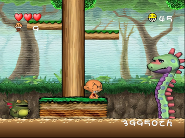 Hudson Selection Vol. 3: PC Genjin: Pithecanthropus Computerurus - Screenshot - Gameplay (Japan) - 640x480