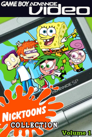 Game Boy Advance Video: Nicktoons Collection: Volume 1 - Box - Front - Reconstructed (North America) - 600x900