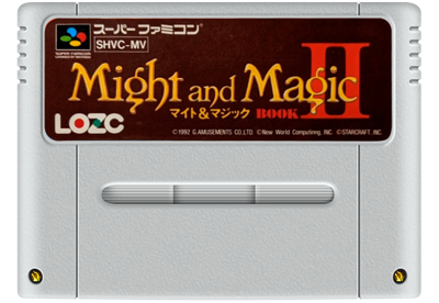 Might and Magic: Book II  - Fanart - Cart - Front (Japan) - 811x560