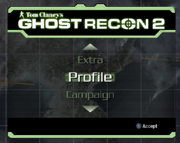 Tom Clancy's Ghost Recon 2 - Screenshot - Game Select (World) - 640x510