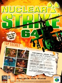 Nuclear Strike 64 - Advertisement Flyer - Front (North America) - 1226x1650