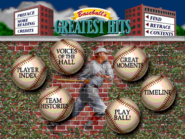 Baseball's Greatest Hits - Screenshot - Game Select (North America) - 640x480