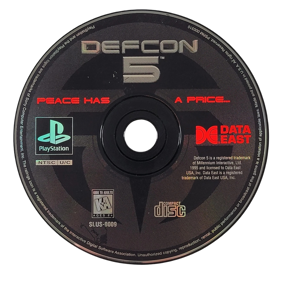 Defcon 5: Peace Has a Price... - Disc (United States) - 1080x1080