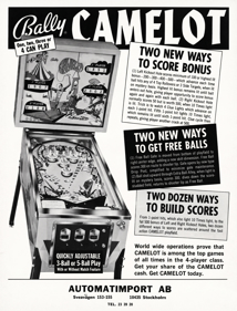 Camelot - Advertisement Flyer - Front (World) - 1792x2352
