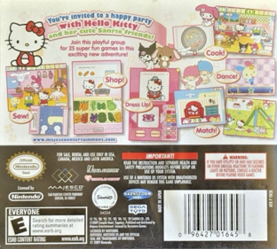 Hello Kitty: Picnic with Sanrio Friends - Box - Back (North America) - 764x687