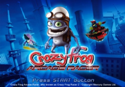 Crazy Frog Arcade Racer - Screenshot - Game Title (North America) - 640x446