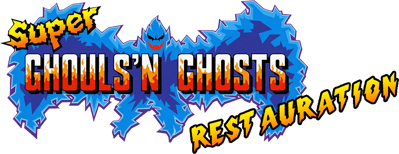 Super Ghouls 'n Ghosts Restoration - Clear Logo (World) - 1200x463