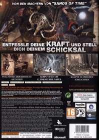 Prince of Persia: The Forgotten Sands - Box - Back (Germany) - 1200x1706