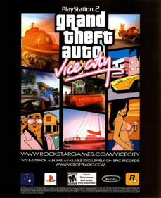 Grand Theft Auto: Vice City - Advertisement Flyer - Front (United States) - 2283x2800