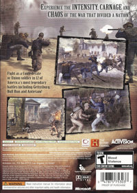 The History Channel: Civil War: A Nation Divided - Box - Back (North America) - 800x1123