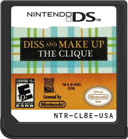 The Clique: Diss and Make Up - Cart - Front (North America) - 517x564