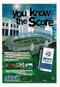 UEFA Euro 96 England - Advertisement Flyer - Front (Europe) - 1704x2453