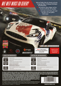 Need for Speed Rivals - Box - Back (Germany) - 905x1280