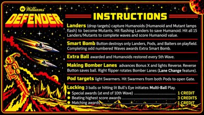 Defender - Arcade - Controls Information (World) - 1920x1080