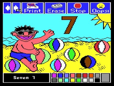 The Sesame Street Crayon: Numbers Count - Screenshot - Gameplay (World) - 554x418