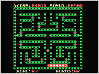 Nibbli: Son of Nibbler - Screenshot - Gameplay (World) - 256x192
