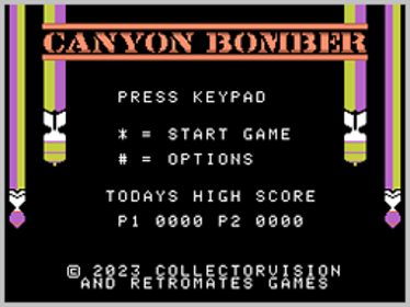Canyon Bomber - Screenshot - Game Select (World) - 256x192