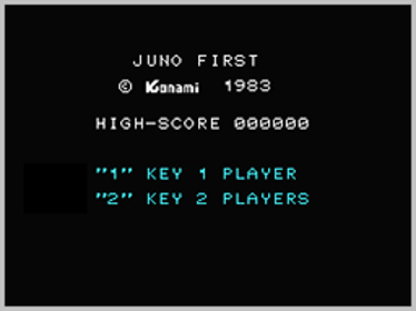 Juno First - Screenshot - Game Title (World) - 256x192