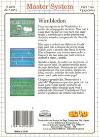 Wimbledon II - Box - Back (Brazil) - 574x800