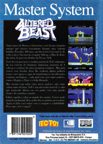 Altered Beast - Box - Back (Brazil) - 1440x2000