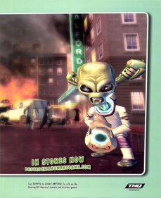 Destroy All Humans! - Advertisement Flyer - Front (United States) - 1846x2262
