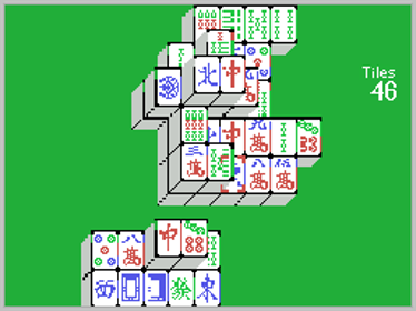 Mahjong Solitaire - Screenshot - Gameplay (World) - 256x192