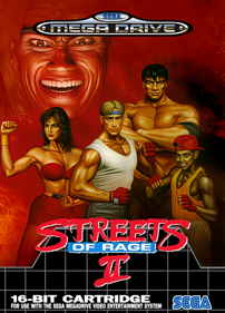 Streets of Rage 2 - Fanart - Box - Front (Europe) - 512x712