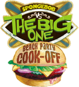 SpongeBob vs The Big One: Beach Party Cook-Off - Clear Logo (North America) - 261x287