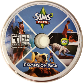 The Sims 3: Pets - Disc (North America) - 1366x1366
