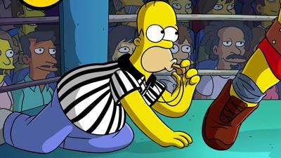 The Simpsons Wrestling - Fanart - Background (World) - 1920x1080