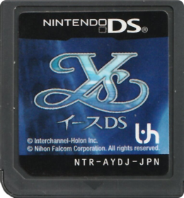 Ys DS - Cart - Front (Japan) - 763x822