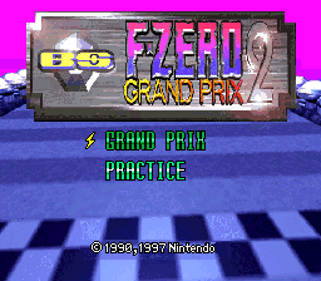 BS F-Zero 2 Practice - Screenshot - Game Title (Japan) - 256x224