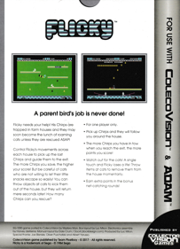 Flicky - Box - Back (World) - 1597x2207