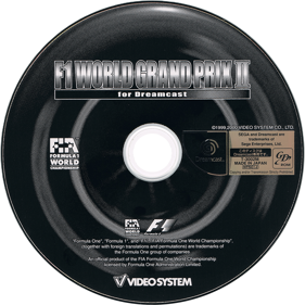 F1 World Grand Prix II - Disc (Japan) - 1000x1000