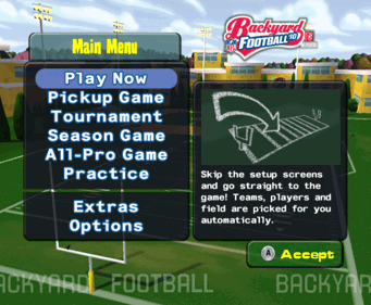 Backyard Football '10 - Screenshot - Game Select (World) - 1920x1580