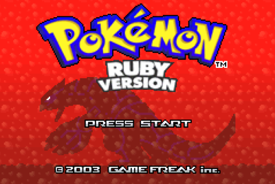 Pokémon: Ruby Version - Screenshot - Game Title (United States) - 2149x1440
