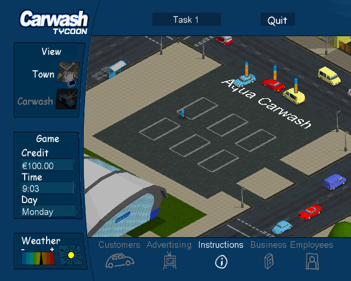 Carwash Tycoon - Screenshot - Game Select (Europe) - 640x512
