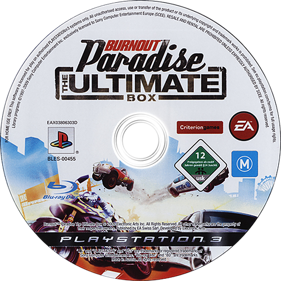 Burnout Paradise: The Ultimate Box - Disc (Europe) - 500x500
