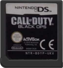 Call of Duty: Black Ops - Cart - Front (Europe) - 517x564