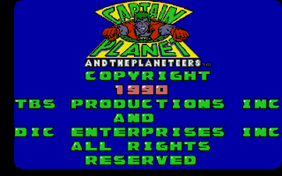 Captain Planet and the Planeteers - Screenshot - Game Title (North America) - 320x200